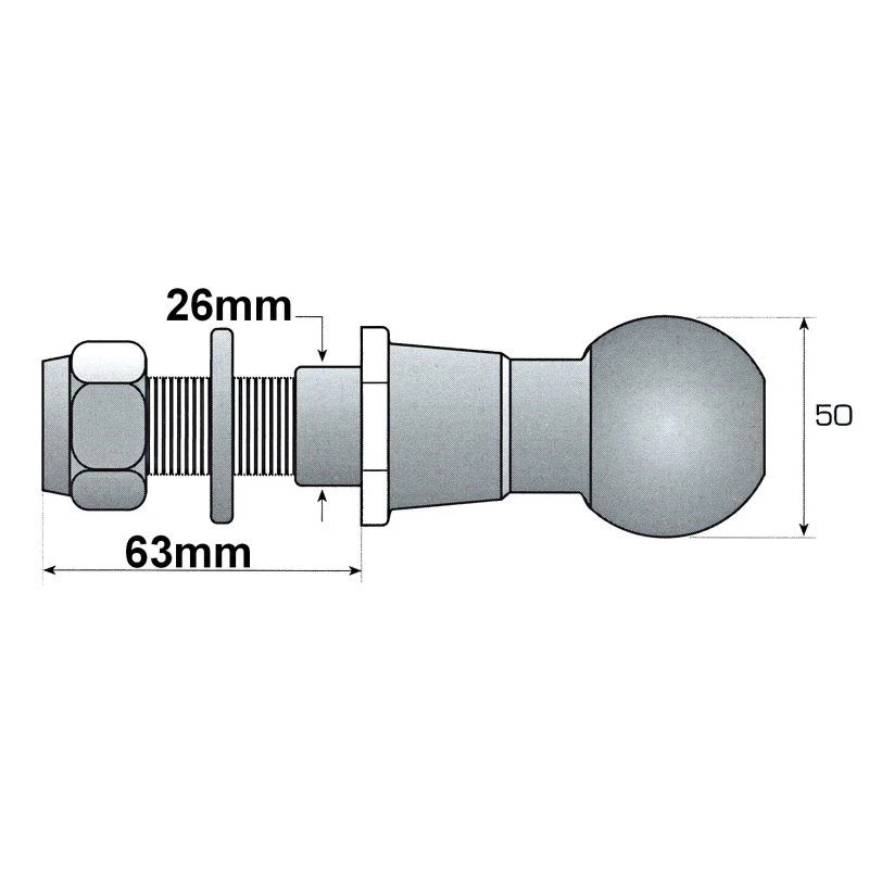 Ackerschienen-Kugelbolzen â Bild 3