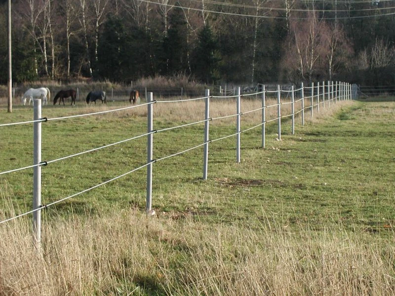 Kunststoff-Recyclingpfähle Rund – Bild 2