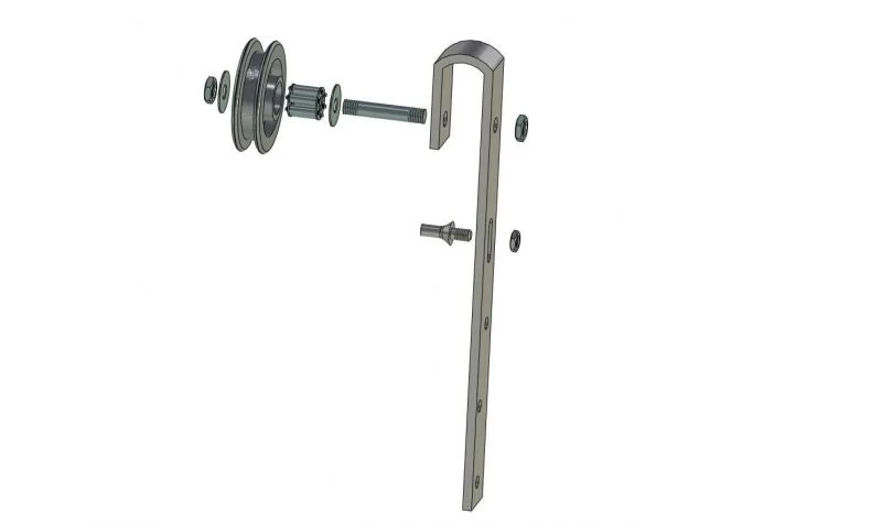 Schiebetorrolle Mit Bügel – Bild 3