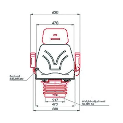 Schleppersitz Top Seat – Bild 2